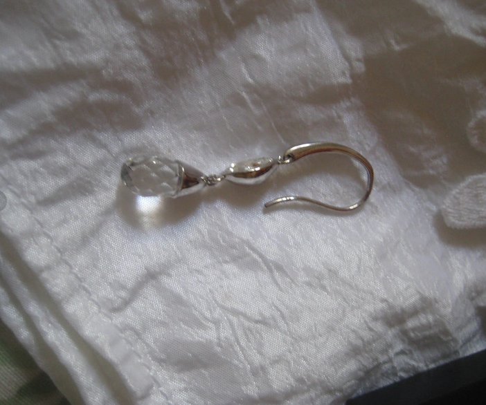 NEU Ohrhänger, Ohrhaken, Silber, Swarovski Kristalle