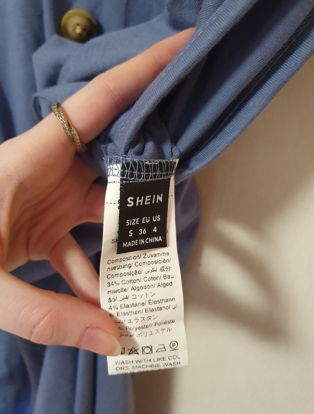 SHEIN Jumpsuit mit Knöpfen (Deko) Neu Gr. S