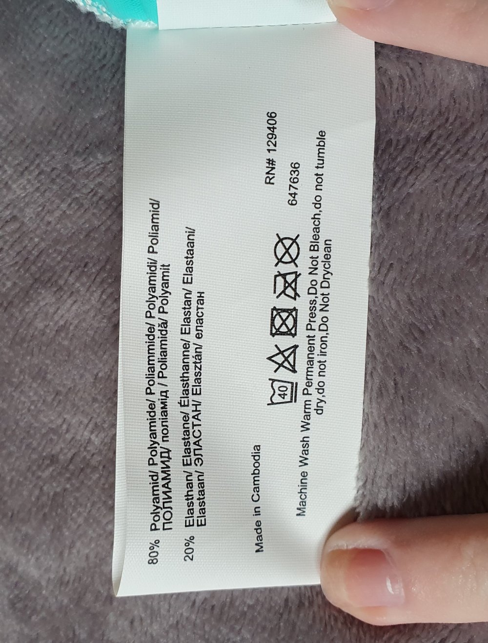 Bikini Oberteil von Rainbow Größe 38 neu