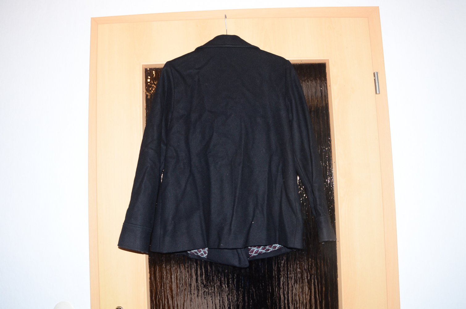 NAF NAF Damen Jacke Herbst schwarz Gr. 38