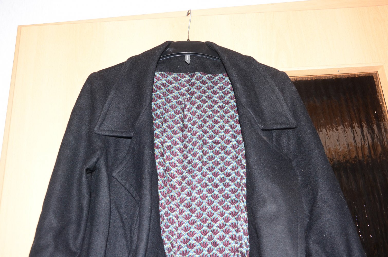 NAF NAF Damen Jacke Herbst schwarz Gr. 38