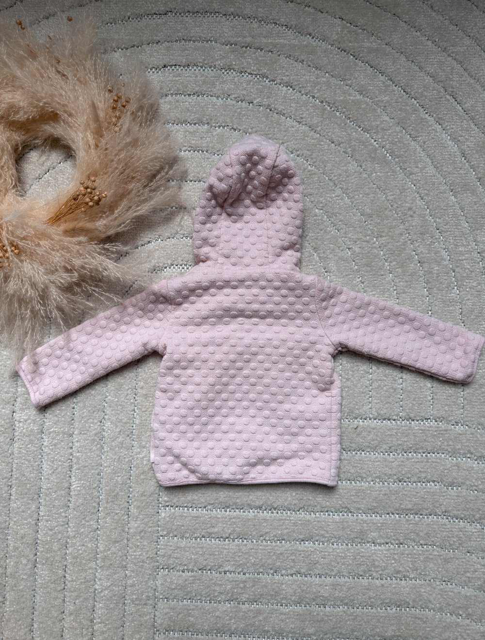 Noppies Baby Gr. 68 Jacke rosa mit Kaputze
