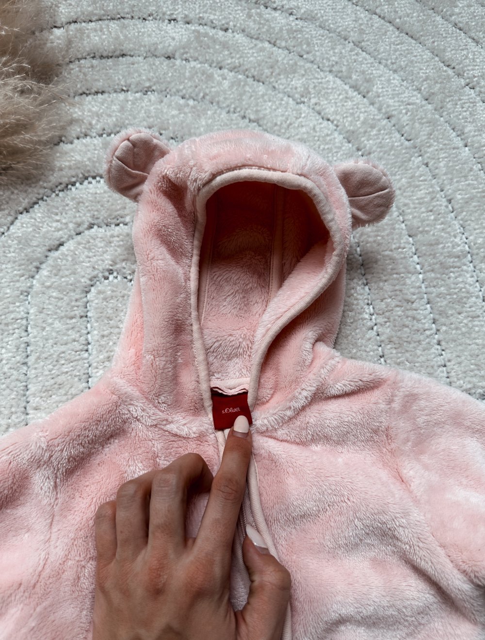 s. Oliver Overall Gr. 68 Teddy rosa