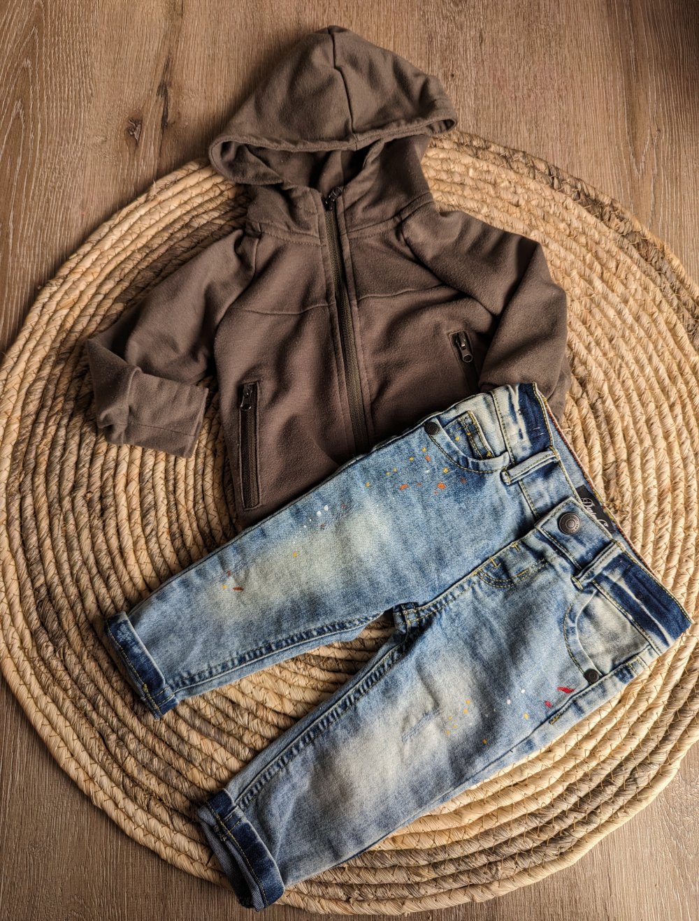 Set Jeans und Hoodie in Gr.74