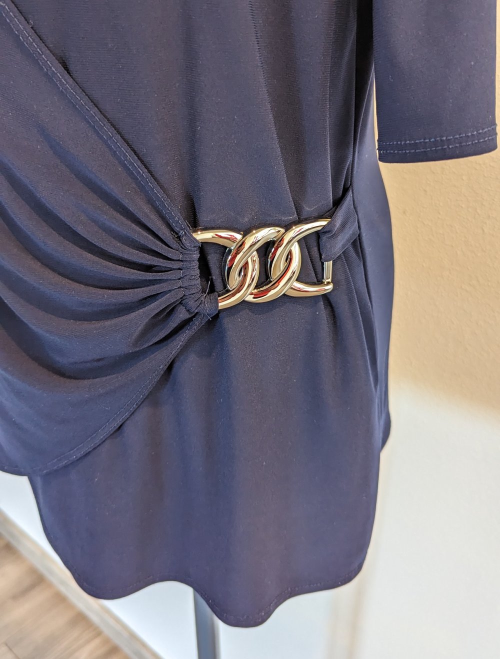 Damenbluse, dunkelblau, elegant
