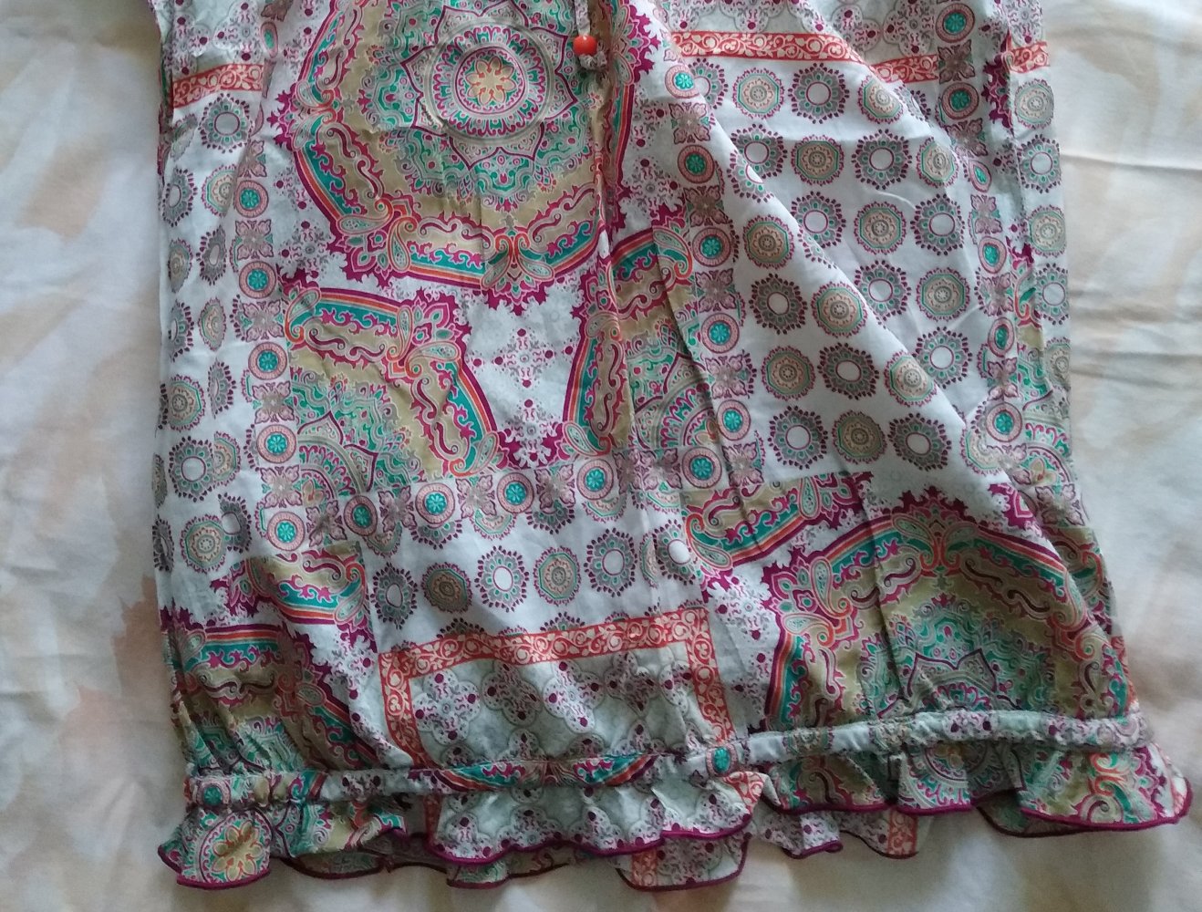 bunte Bluse
