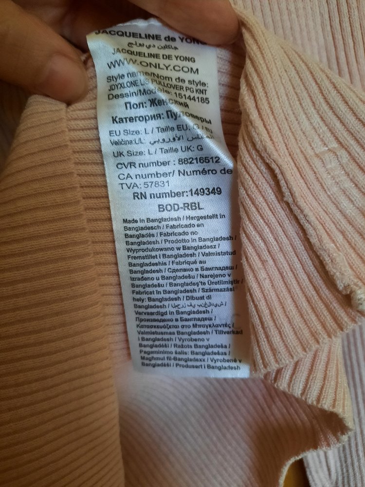 Pullover rosa V-Ausschnitt