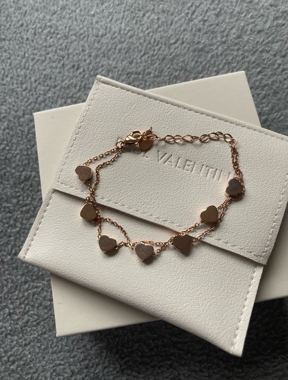 Paul Valentine Herz-Armband Rosé