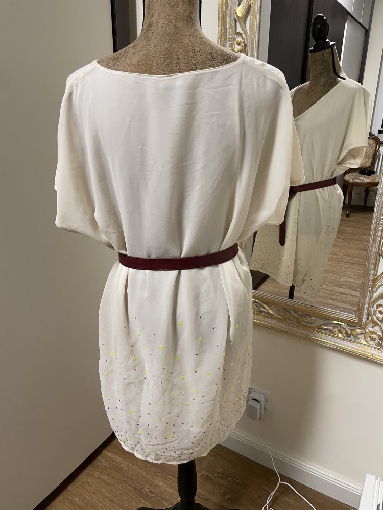 Longbluse / Tunika / Strandkleid / Partykleid / Paillettenkleid