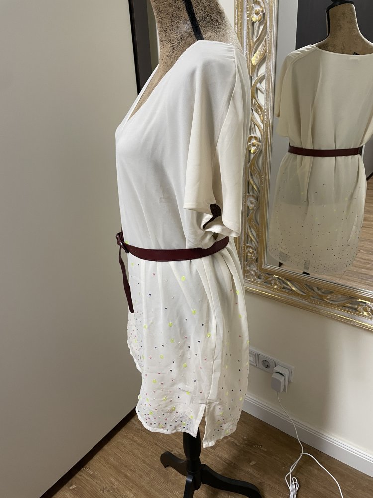 Longbluse / Tunika / Strandkleid / Partykleid / Paillettenkleid