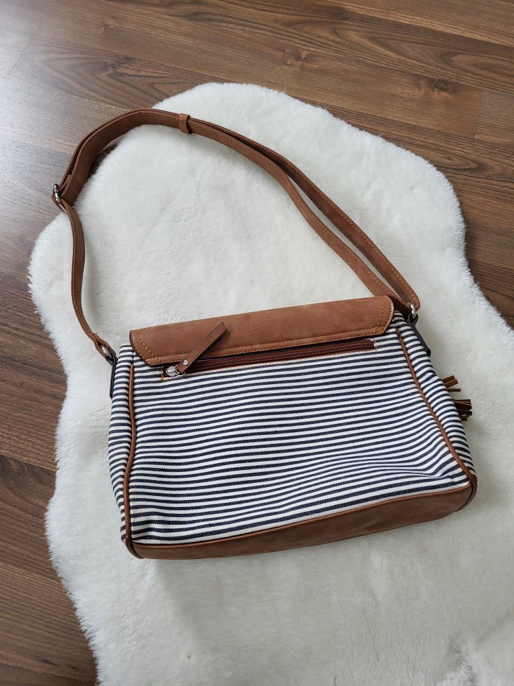 Tom Tailor Cross Bag Umhängetasche Maritim Gestreift