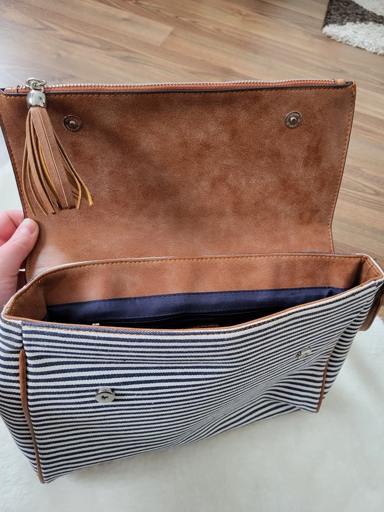Tom Tailor Cross Bag Umhängetasche Maritim Gestreift