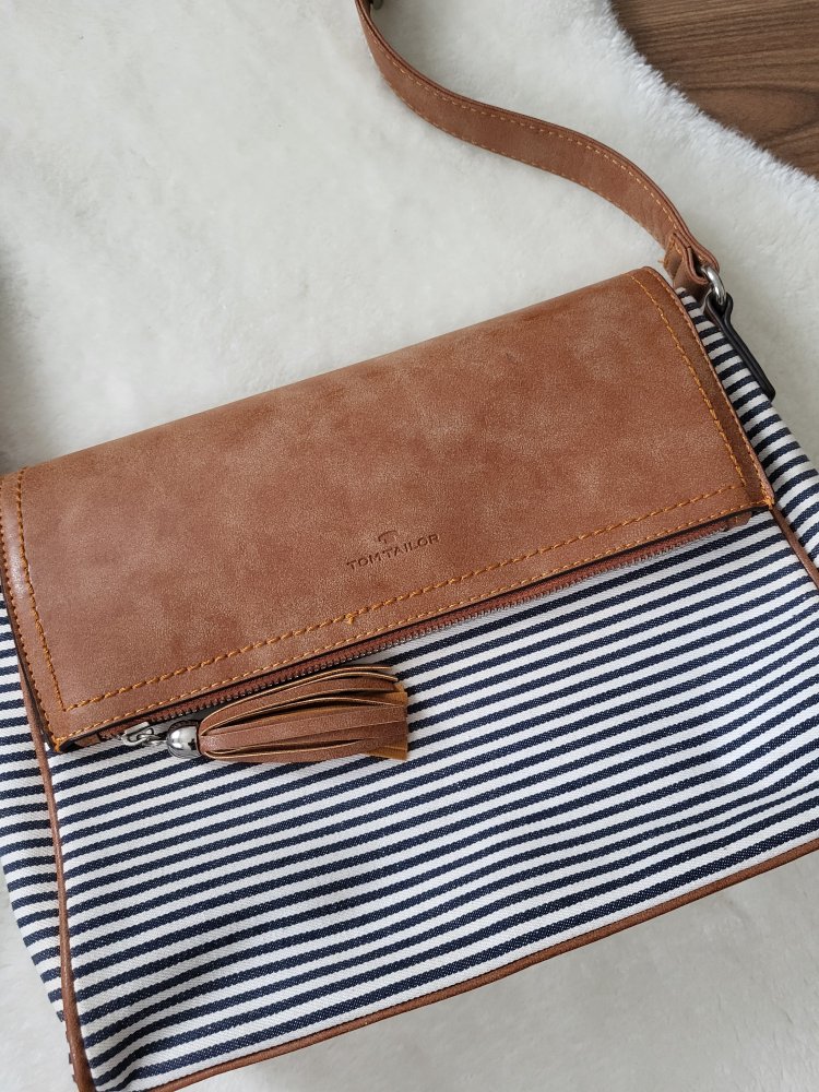 Tom Tailor Cross Bag Umhängetasche Maritim Gestreift