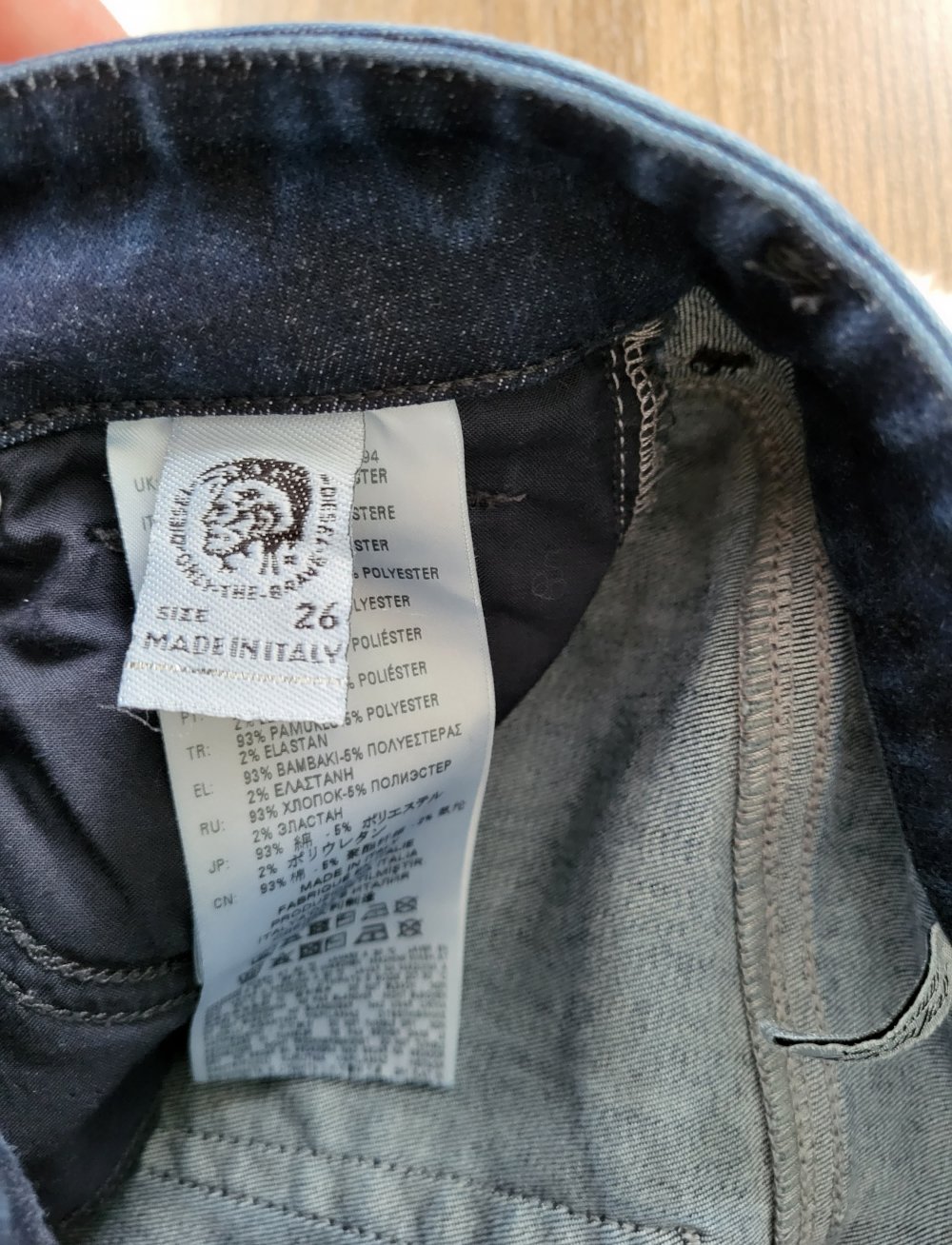 Diesel Jeans W26 L32 Slandy Super Slim Skinny