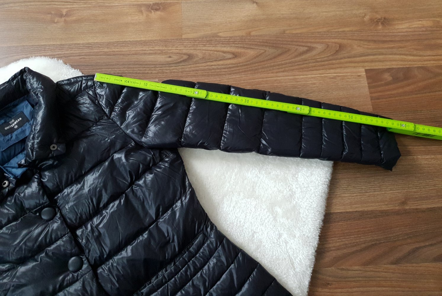 Steppjacke Puffer-Jacke Glänzend Dunkelblau