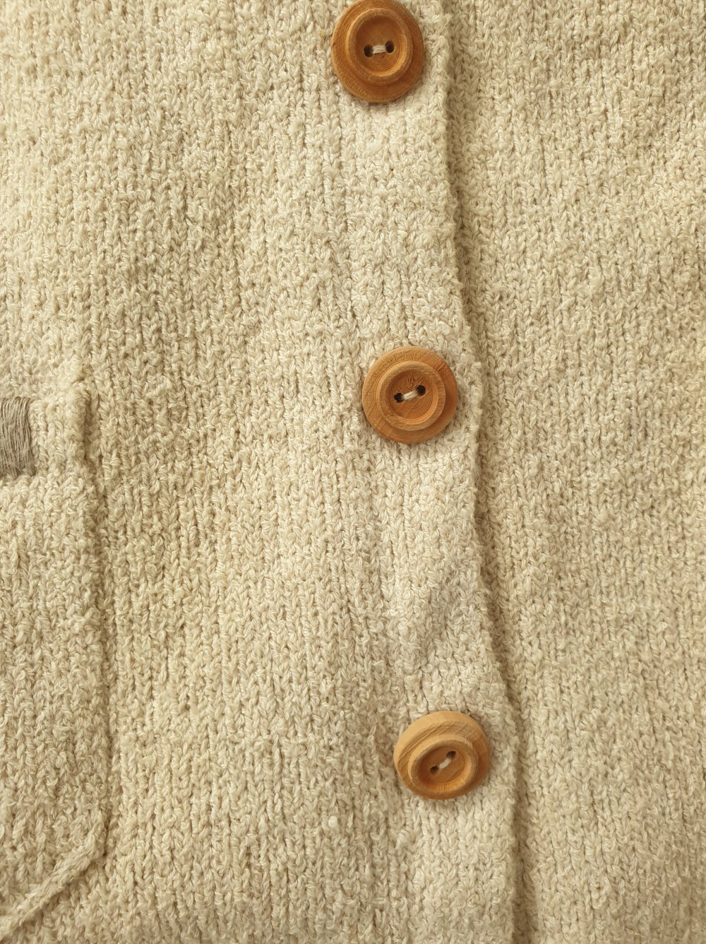 Vintage Cardigan | Strickjacke Naturmaterialien Leinen Baumwolle