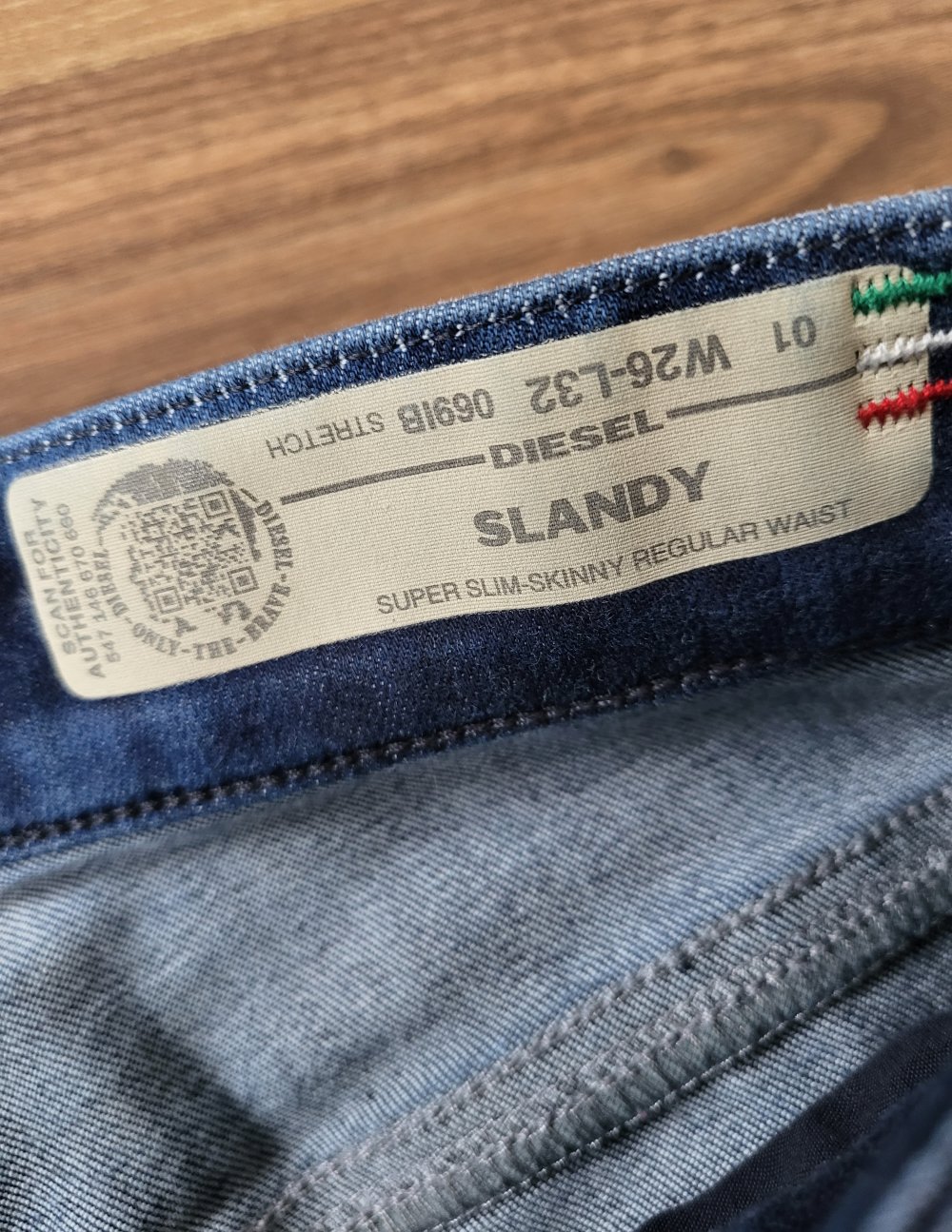 Diesel Jeans W26 L32 Slandy Super Slim Skinny