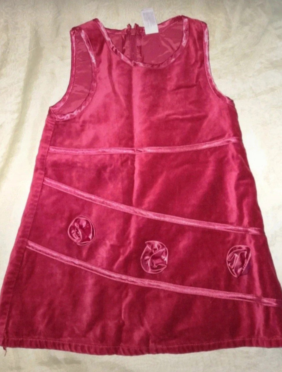 Samt-Satin Kleid gr 92 von C&A