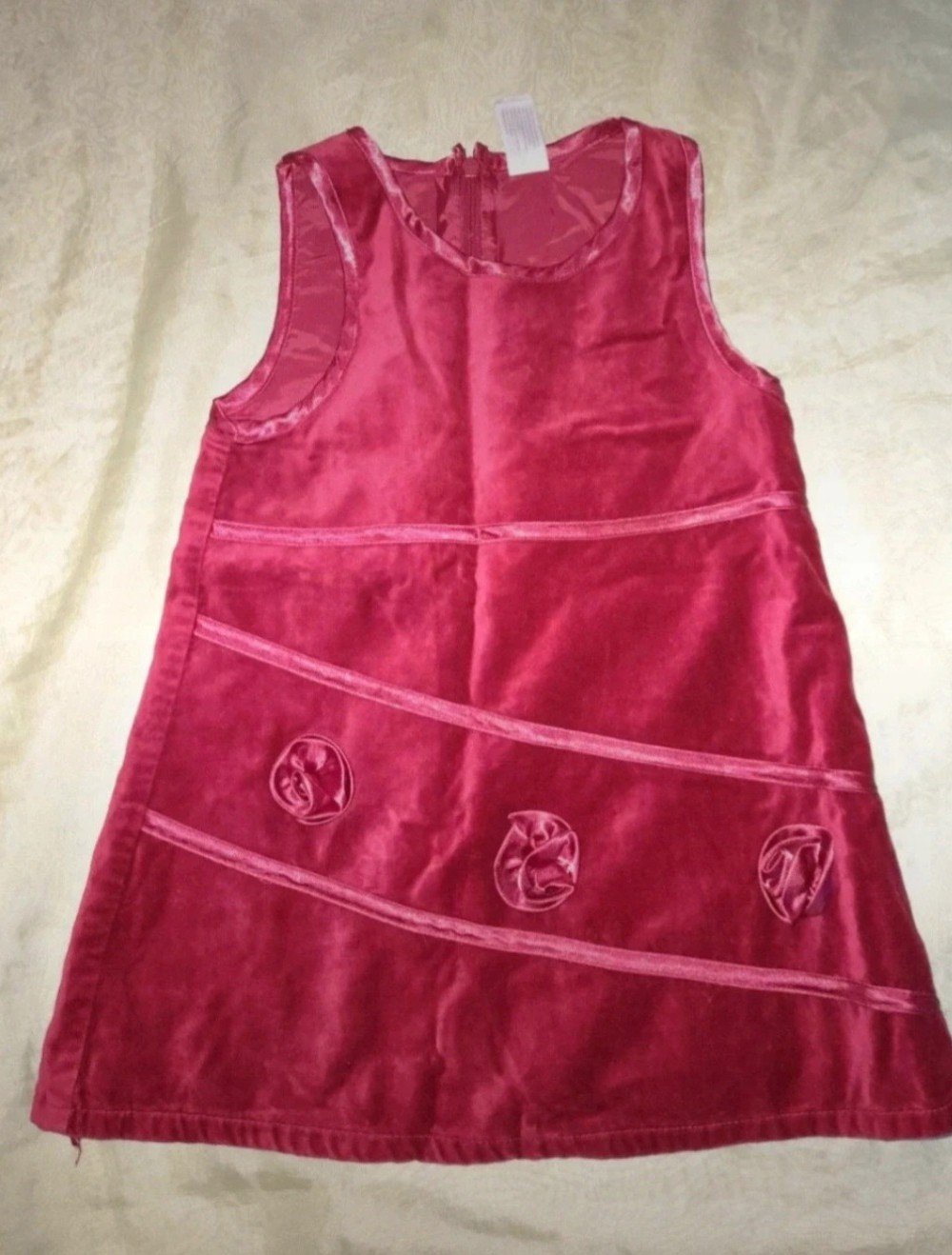 Samt-Satin Kleid gr 92 von C&A