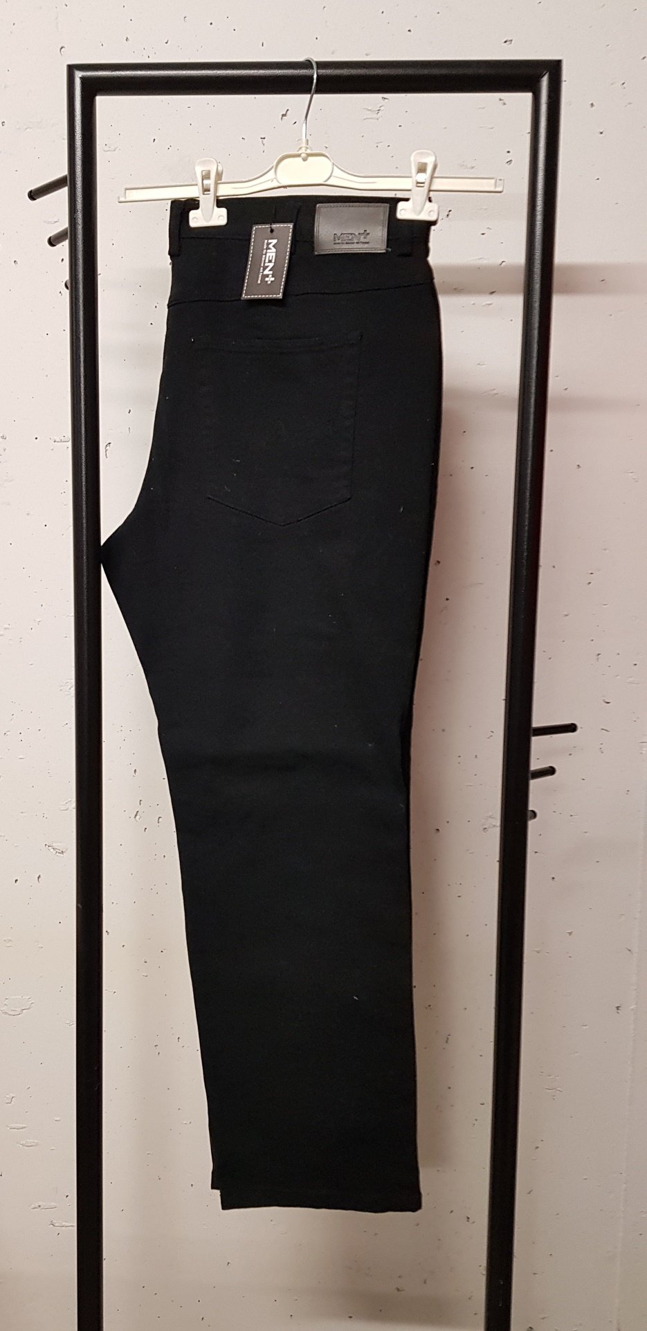  Herren Jeans, Hose, schwarz, Neu, Men+, Gr. 29-56 - Bund 54 cm