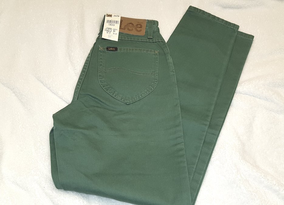  Jeans, Neu, Lee, 27x31, grün, Gr. 34