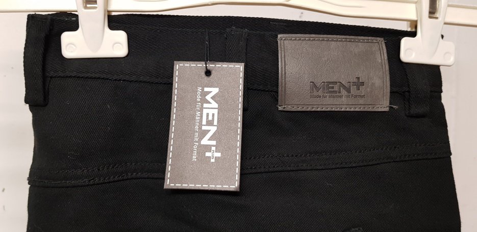  Herren Jeans, Hose, schwarz, Neu, Men+, Gr. 29-56 - Bund 54 cm