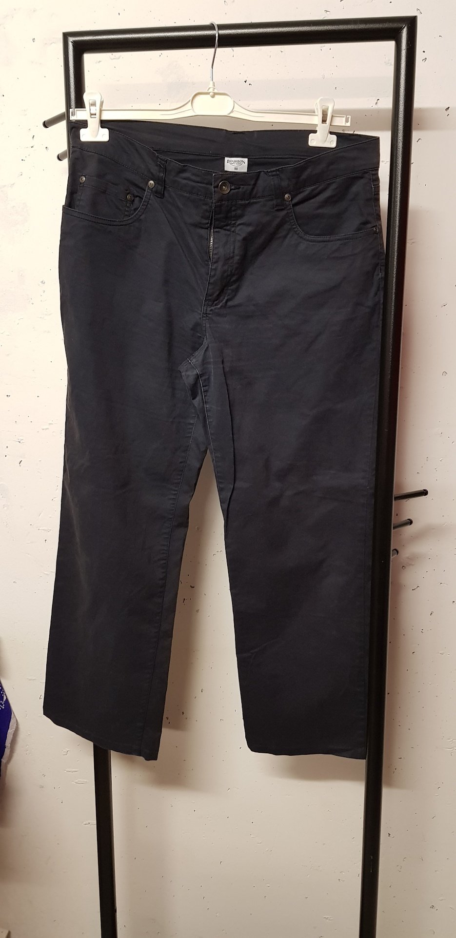 Herren Hosen, Schwarz, Bourbon, Gr. 50 
