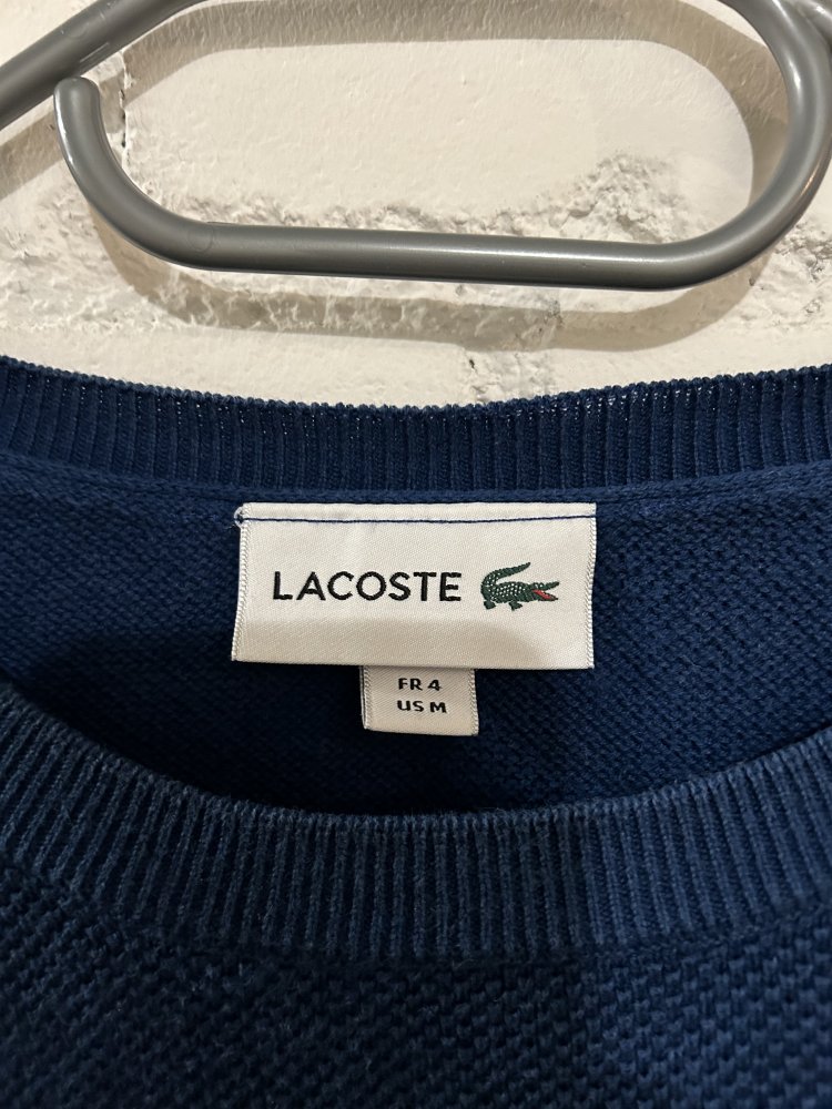 Blauer Strickpullover Herren