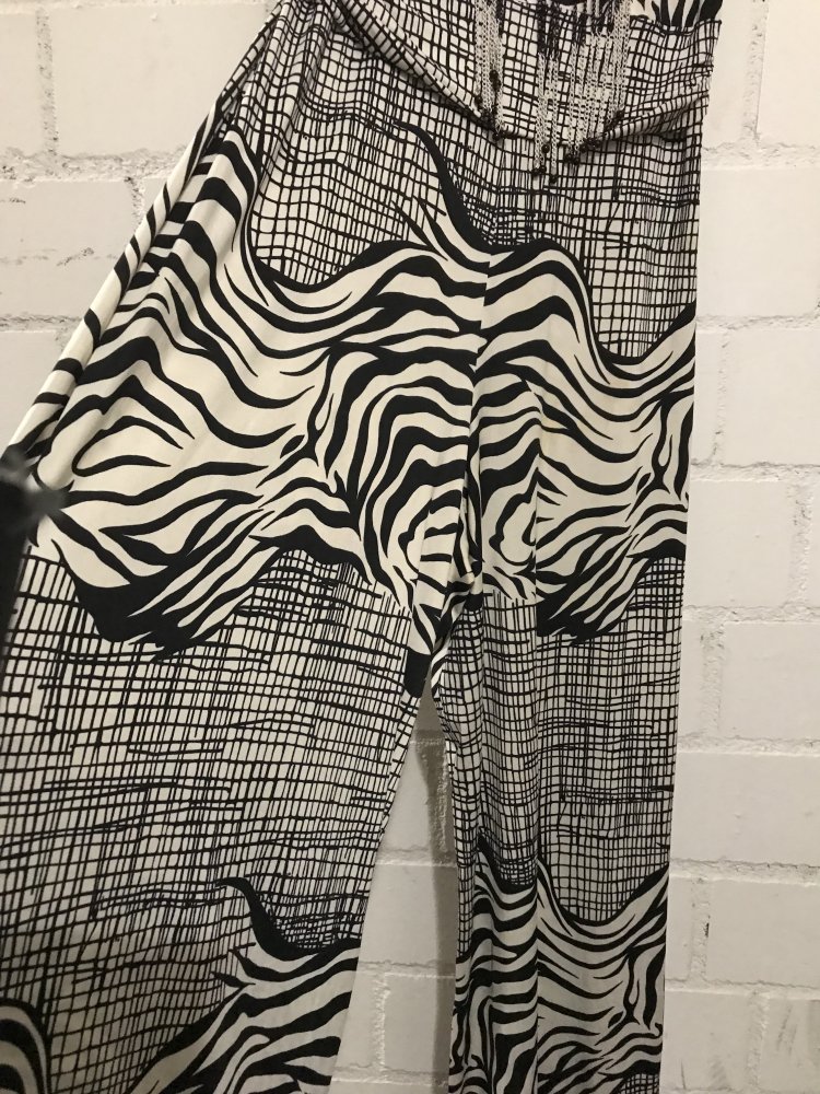 Jumpsuit in Zebraoptik