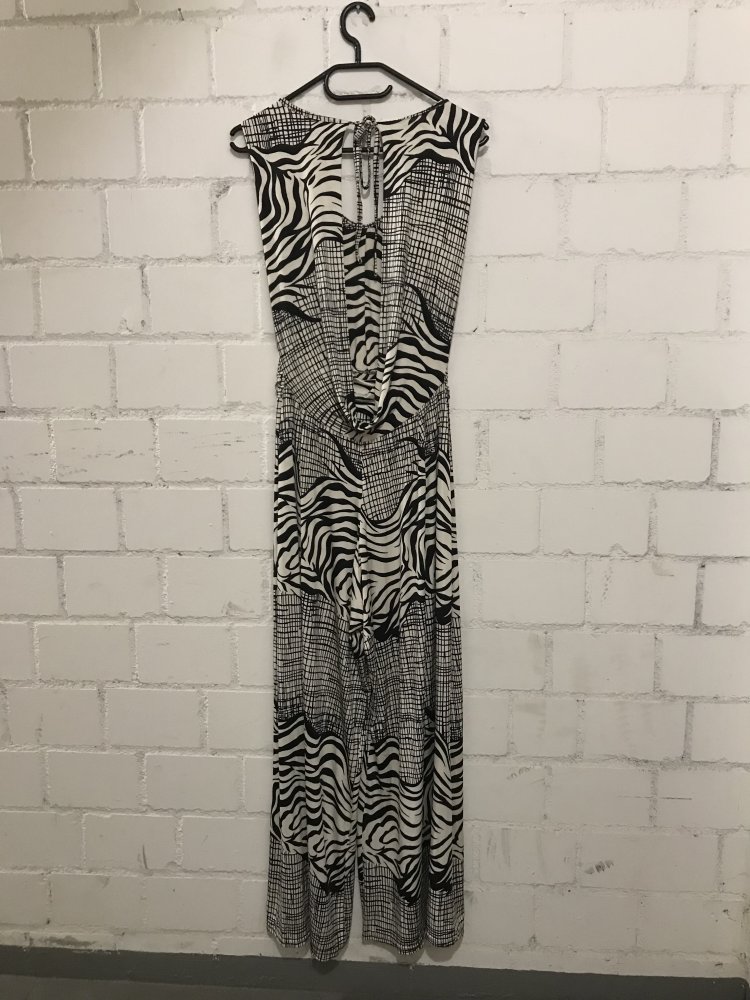 Jumpsuit in Zebraoptik