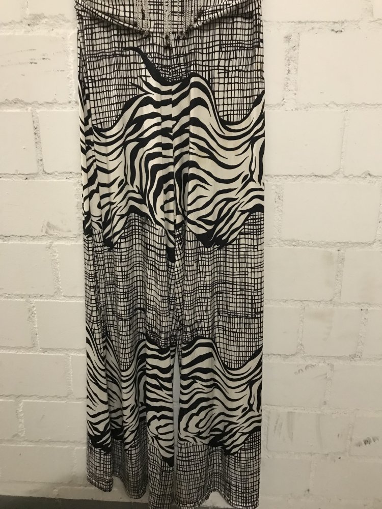 Jumpsuit in Zebraoptik