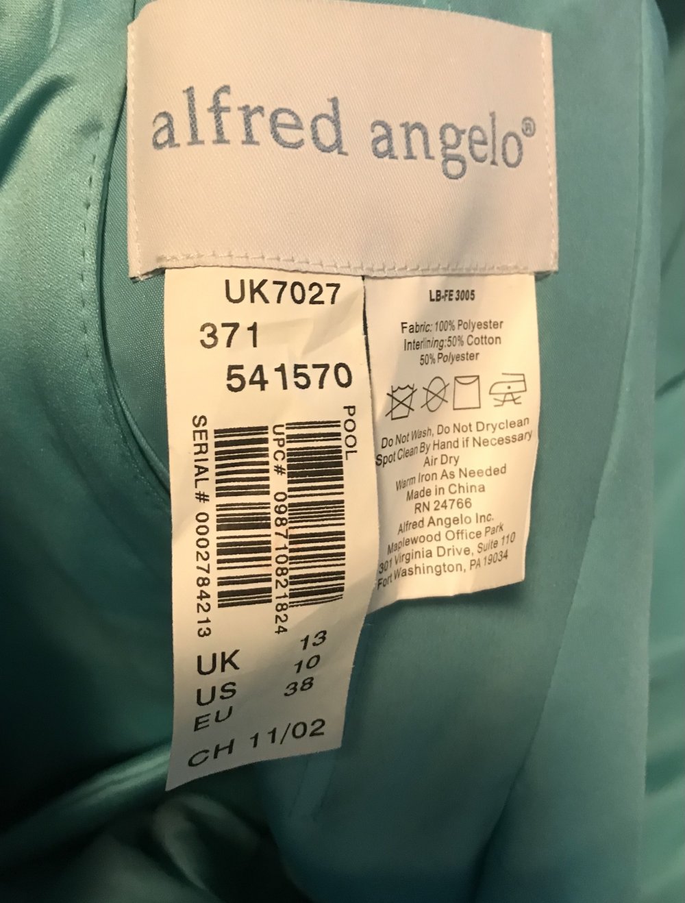 Abend-/ Ballkleid  von alfred angelo Gr. 38 *neu*