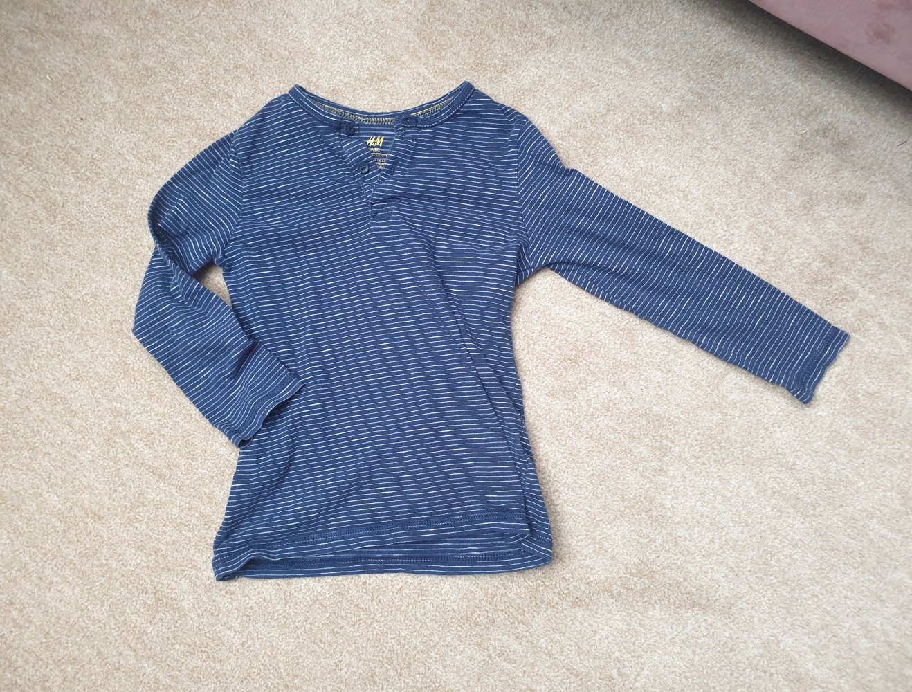 LA Shirt blau gestreift 110 116