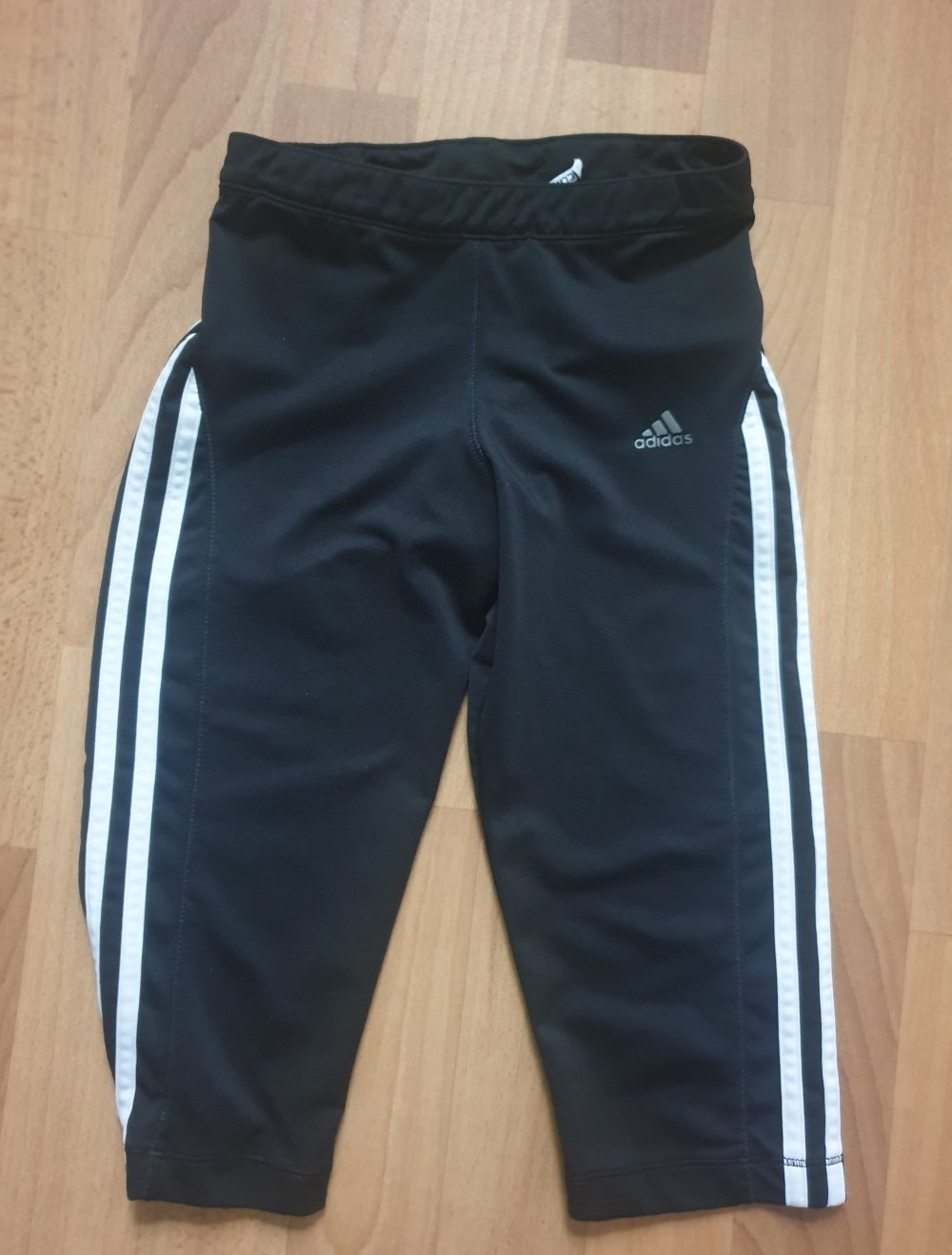 adidas Sport Hose schwarz weiß 140 clima