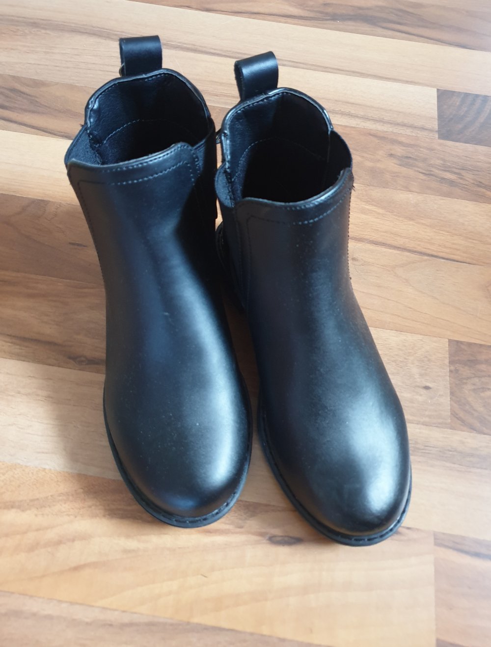 Reiterstiefel schwarz 33 Stiefeletten Gummi Reit Sport