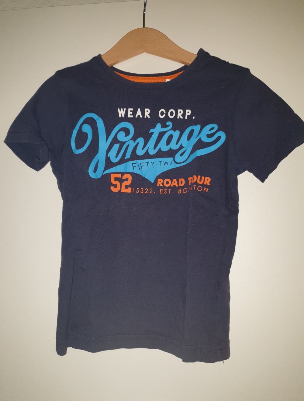 Vintage T-Shirt blau 110