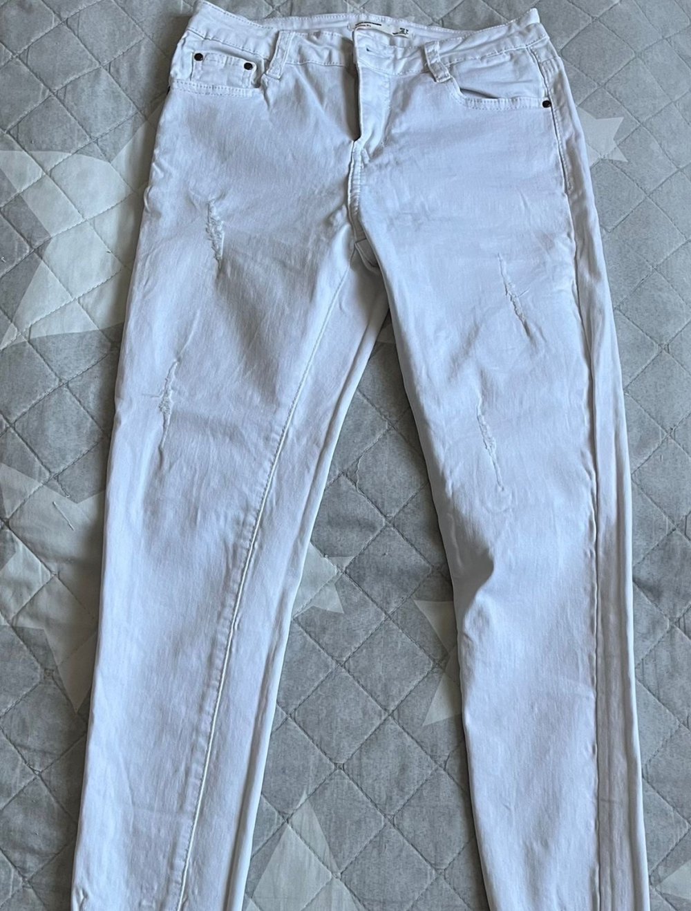 weiße Jeans