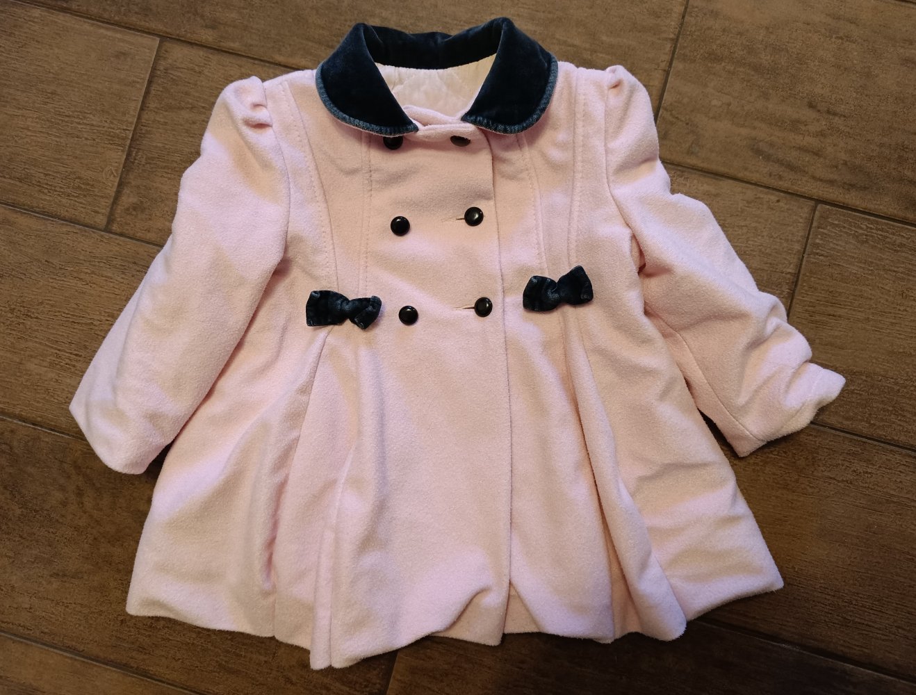 Mädchen Mantel rosa 92/98