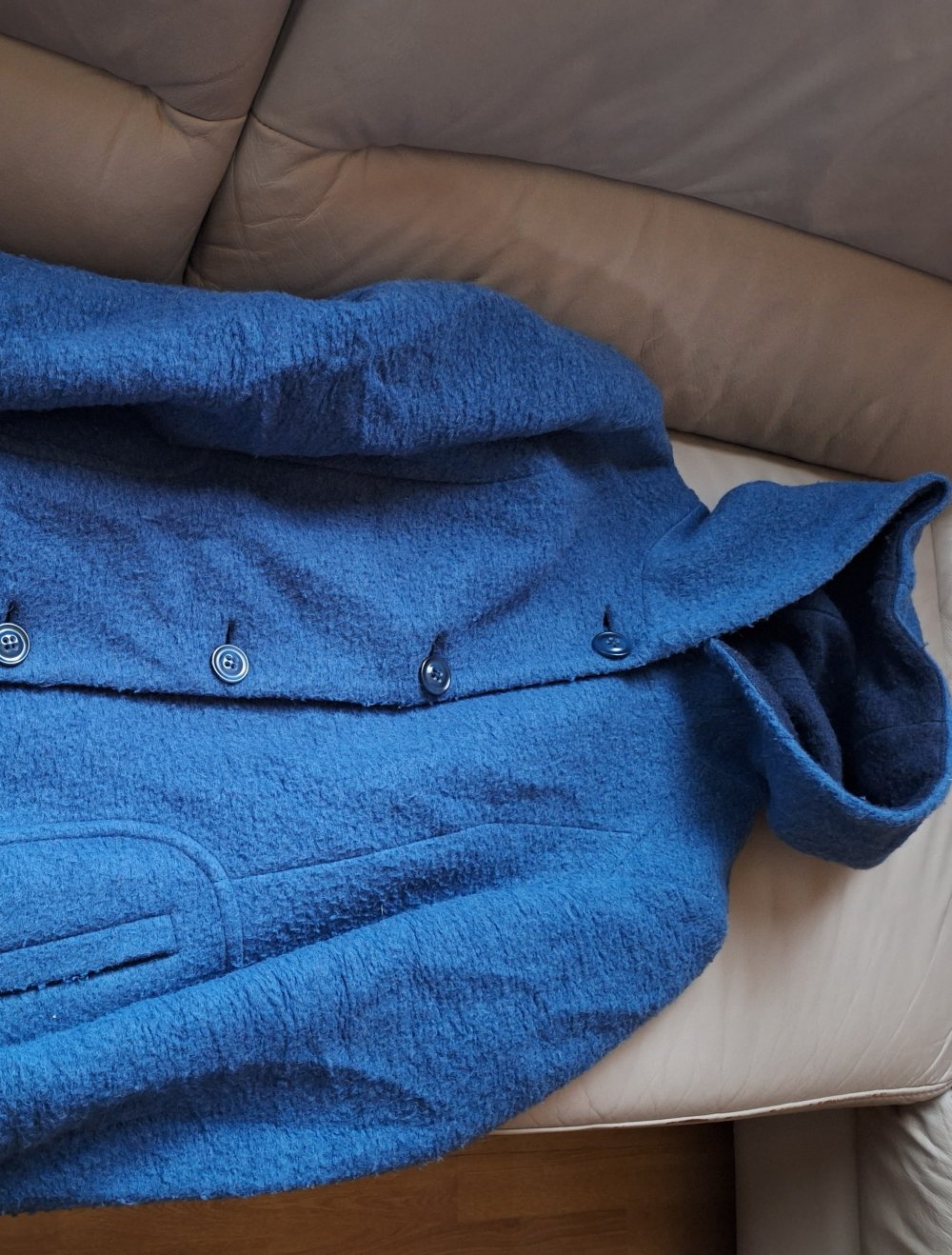 Mantel blau