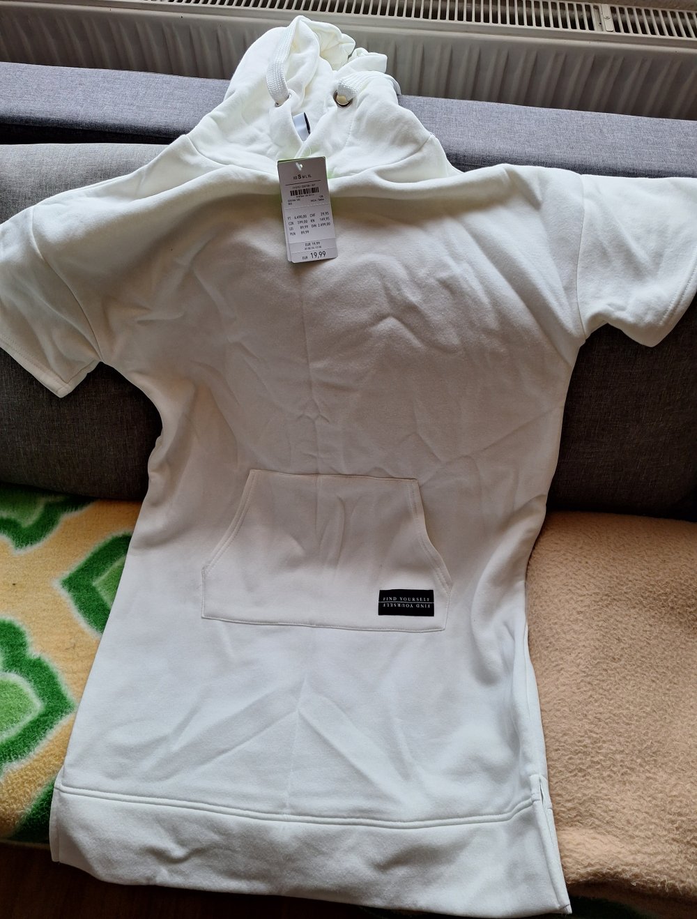 Sweatkleid weiß