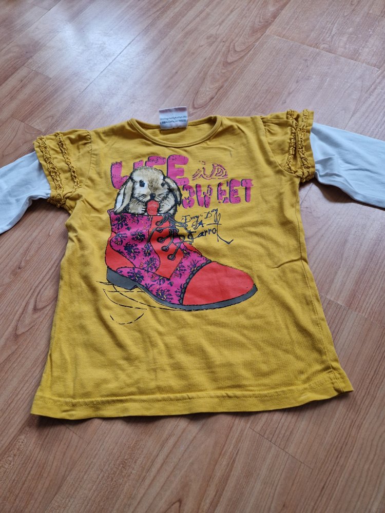 Langarmshirt Hase im Schuh 