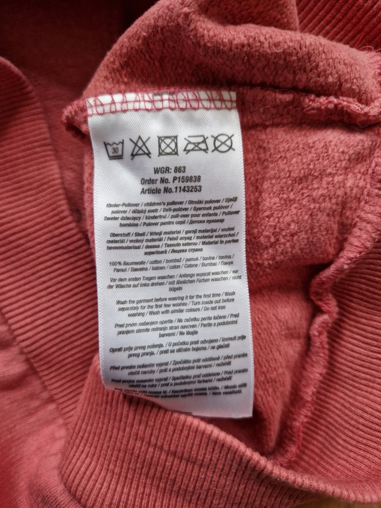 Sweatshirt Pullover mit Paillettentasche Maus