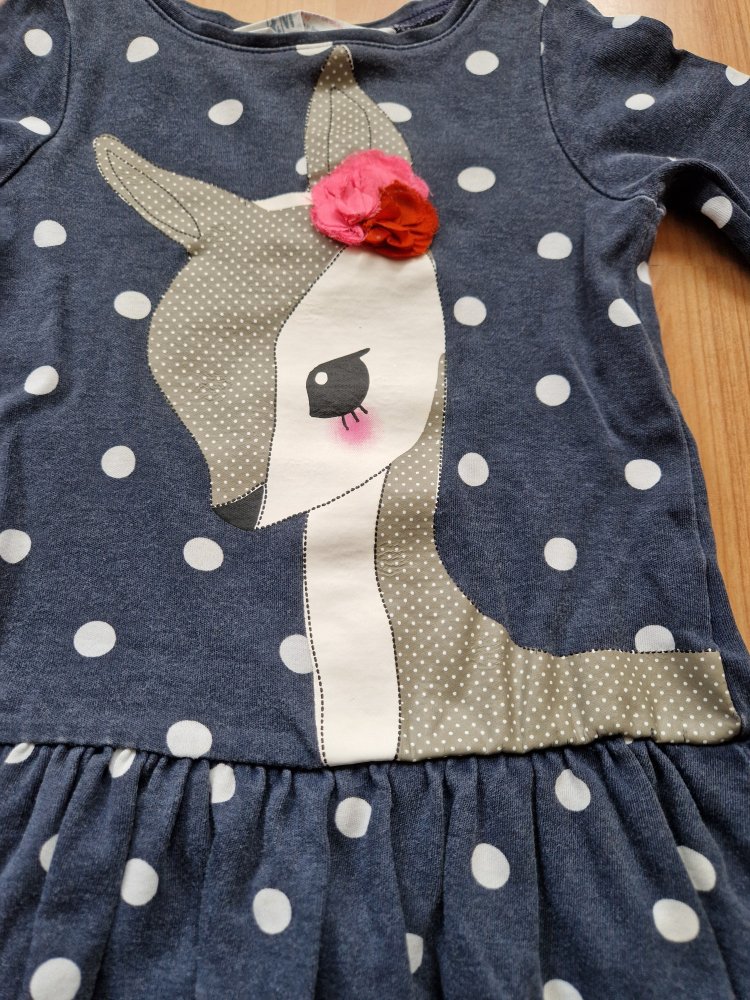 Gepunktetes Langarmshirt mit Rehkids