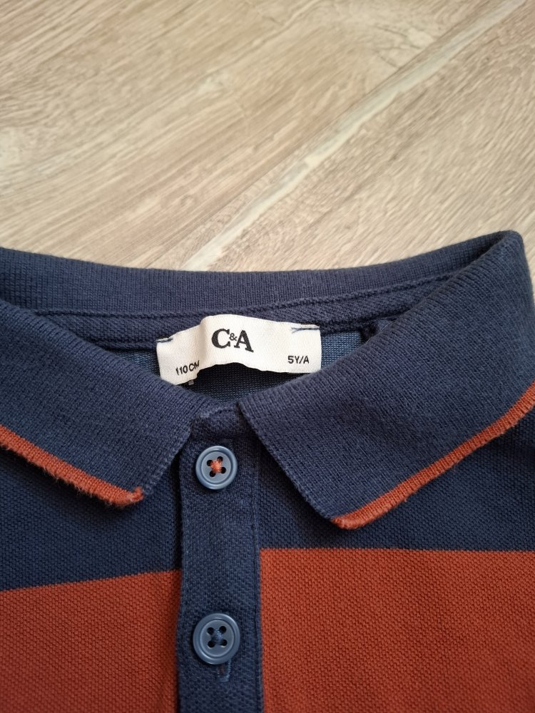 Poloshirt gestreift mit Kragen 