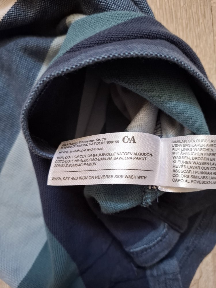 Poloshirt gestreift mit Kragen 