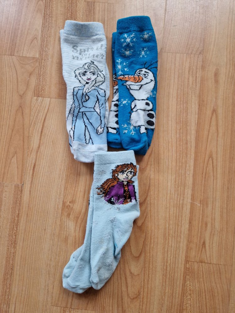 Socken Strümpfe Frozen Anna Elsa Olaf Größe 23-26