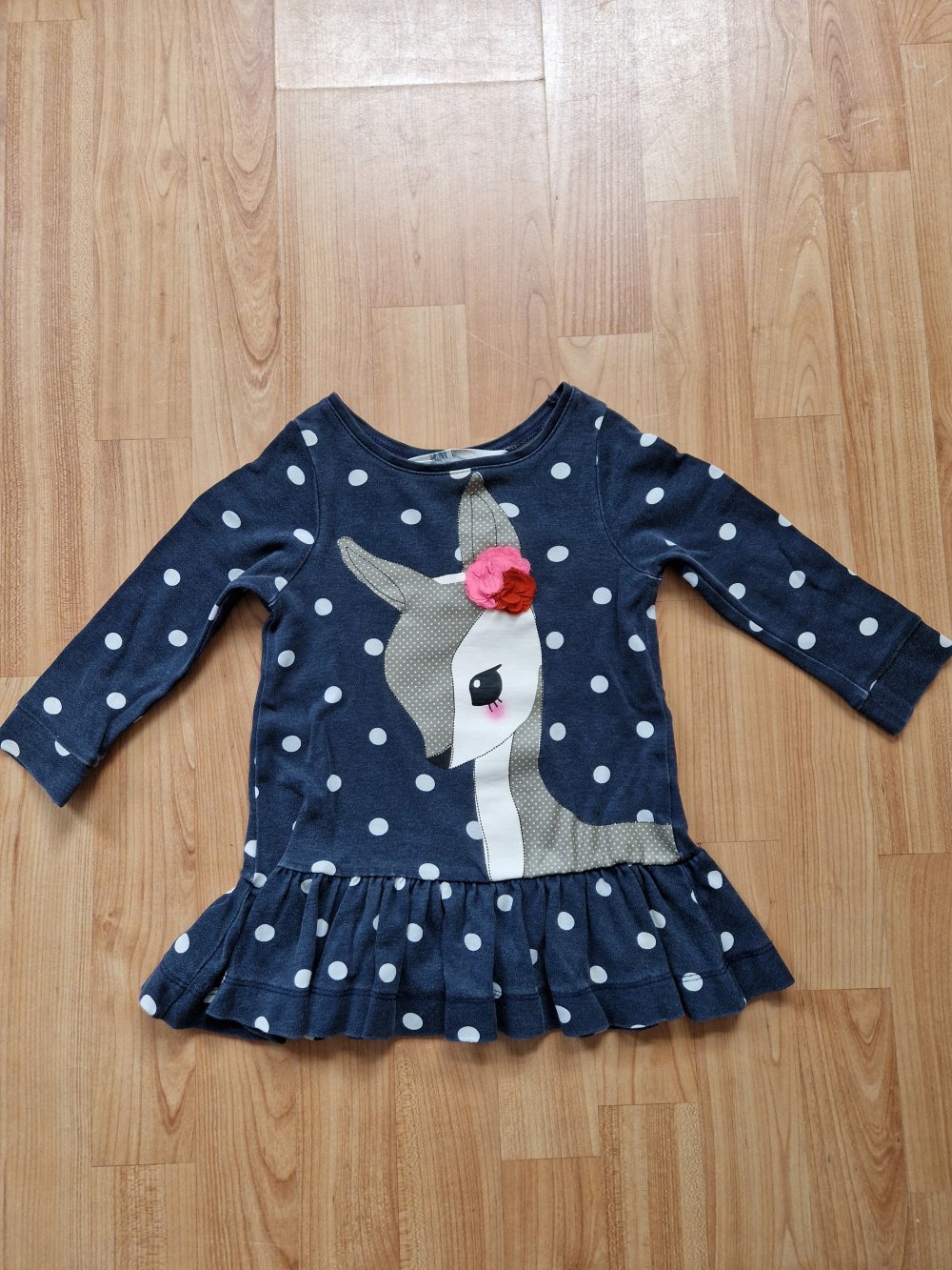 Gepunktetes Langarmshirt mit Rehkids