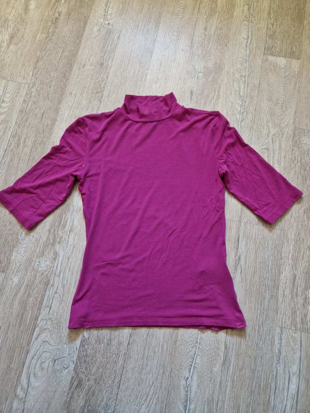 Shirt 1/2 Arm lang mit modernen Stehkragen