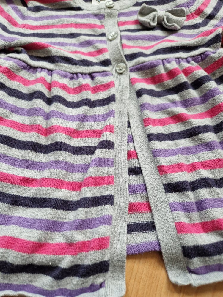 Gestreifte Strickjacke Jäckchen 