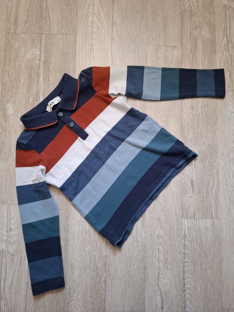 Poloshirt gestreift mit Kragen 